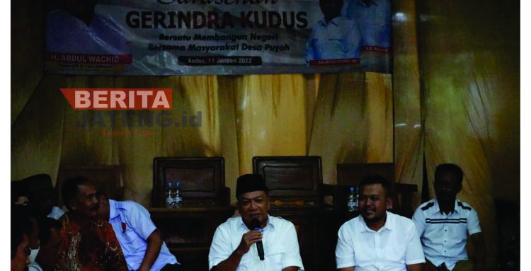 DPC Gerindra Kudus Gelar Sarasehan di Desa