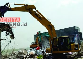 Kawasan Prostitusi Pati Rata Dengan Tanah, Lorong Indah Tinggal Kenangan