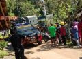 Pengukuran Tanah Bendungan Wadas Purworejo Dapat Pengawalan Ratusan Petugas Gabungan 18 Pengukuran Tanah Bendungan Wadas Purworejo Dapat Pengawalan Ratusan Petugas Gabungan