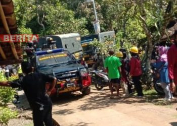 Pengukuran Tanah Bendungan Wadas Purworejo Dapat Pengawalan Ratusan Petugas Gabungan