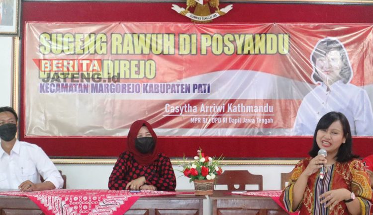Tangani Stunting, DPD RI Sytha : Kegiatan Posyandu jadi garda terdepan kesehatan masyarakat