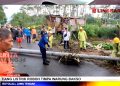 Akibat Hujan Deras Disertai Angin Kencang, Tiang Listrik di Boyolali Roboh 16 Tiang listrik roboh menimpa warung bakso di Boyolali (Tangkapan Layar Lingkar TV/Beritajateng.id)