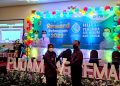 Seorang Warga Demak Raih Sepeda Motor di HUT ke-44 PUDAM 16 Bupati Demak, Eisti’anah menyerahkan hadiah motor dalam Gebyar Hadiah Reward Pelanggan PUDAM. (Dok. Kominfo Demak)