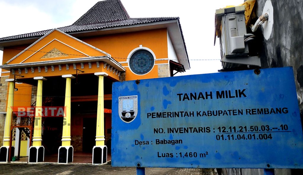 Gedung Dekranasda di Desa Babagan, Kecamatan Lasem, Kabupaten Rembang. (RTW/Koran Lingkar)