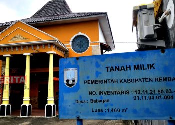 Gedung Dekranasda di Desa Babagan, Kecamatan Lasem, Kabupaten Rembang. (RTW/Koran Lingkar)