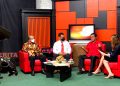 Anggota Komisi II DPR RI Riyanta secara gamblang ingin mengajak masyarakat untuk melawan kejahatan mafia pertanahan dalam diskusi publik, kemarin. (Istimewa)