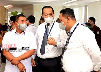 Ketua DPRD Kudus Masan mengapresiasi Soft Launching Mall Pelayanan Publik di Kabupaten Kudus, Senin (21/3). (AEM/Koran Lingkar)