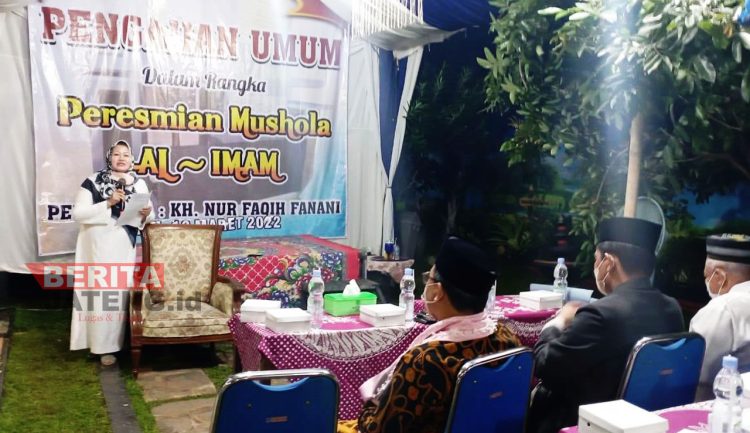 Dra. Hj. Suhartini Resmikan Tempat mushola Al-Imam dan Pusat Kegiatan Agama