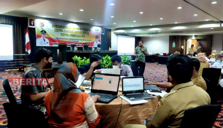 Kegiatan penguatan gugus tugas Kota Layak Anak (KLA) Kota Semarang di Hotel Grasia, Senin (14/3). (Dok. Pemkot Semarang)