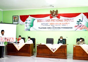 Peluncuran Satgas Menawan Hati oleh Kepala Kemenag Rembang, M. Fatah. (RTW/Koran Lingkar)