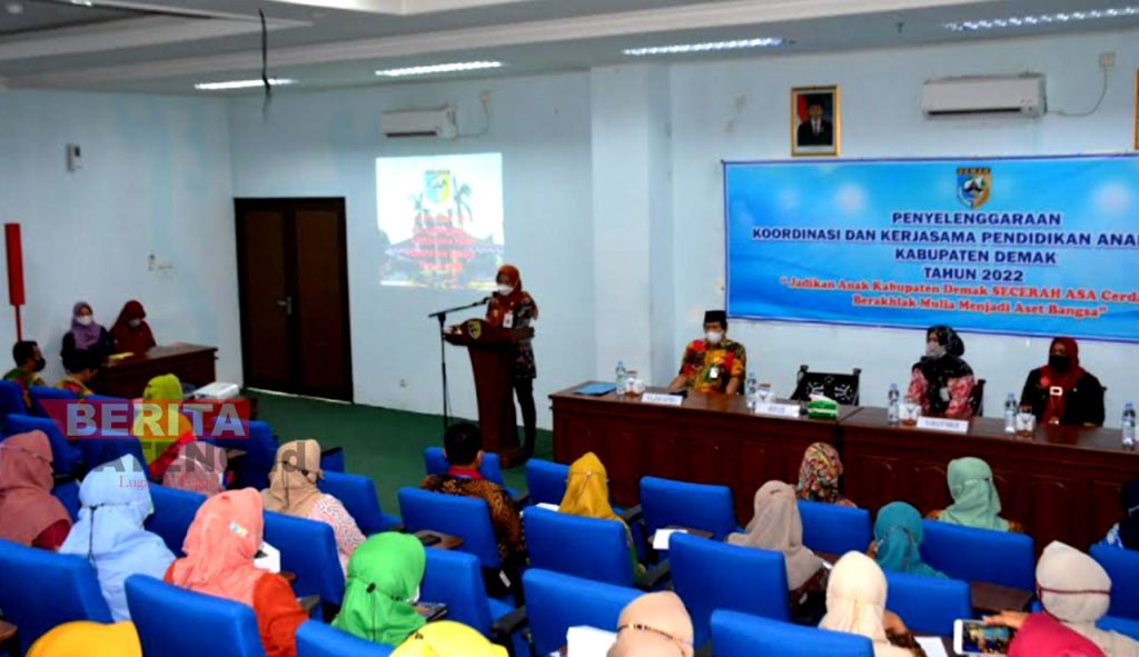 Rakor dan kerjasama PAUD di Ballroom Wakil Bupati, Kabupaten Demak. (Dok. Kominfo Demak/Koran Lingkar)