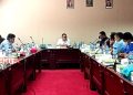 Ketua DPRD Kudus Masan Saat Menerima Audiensi Dari DPC KSPSI Kudus (AEM/Koran Lingkar)