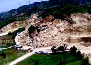 Tambang Desa Kedungwinong Sukolilo, Kabupaten Pati. (ARF/Beritajateng.id)