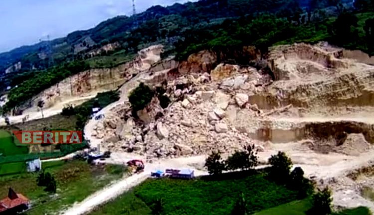 Tambang Desa Kedungwinong Sukolilo, Kabupaten Pati. (ARF/Beritajateng.id)