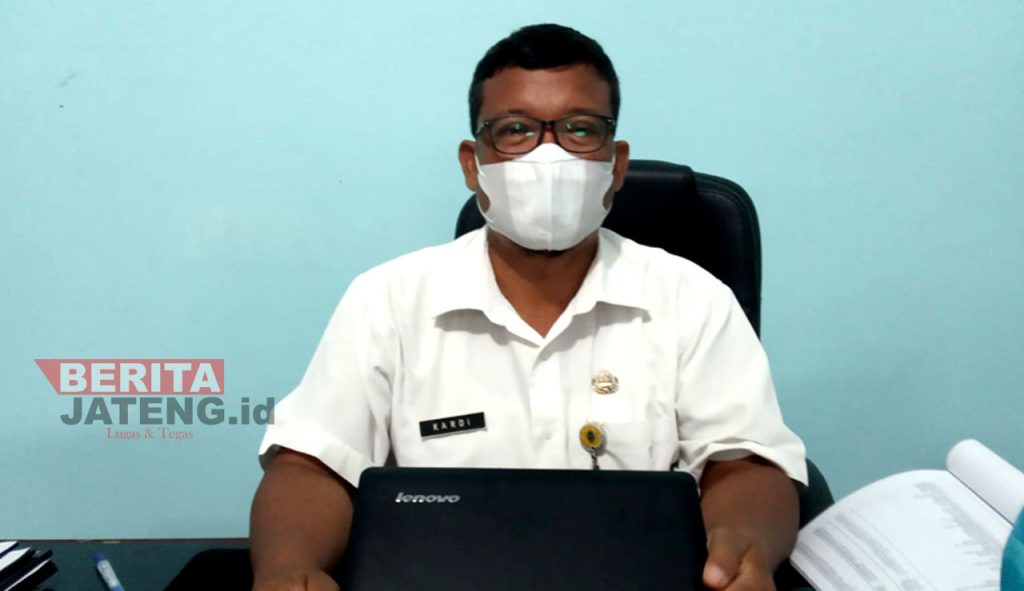 Kabid Olahraga, Kardi menyampaikan terkait tidak adanya anggaran Popda di tingkat kabupaten. (ITD/Koran Lingkar)