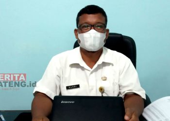 Kabid Olahraga, Kardi menyampaikan terkait tidak adanya anggaran Popda di tingkat kabupaten. (ITD/Koran Lingkar)