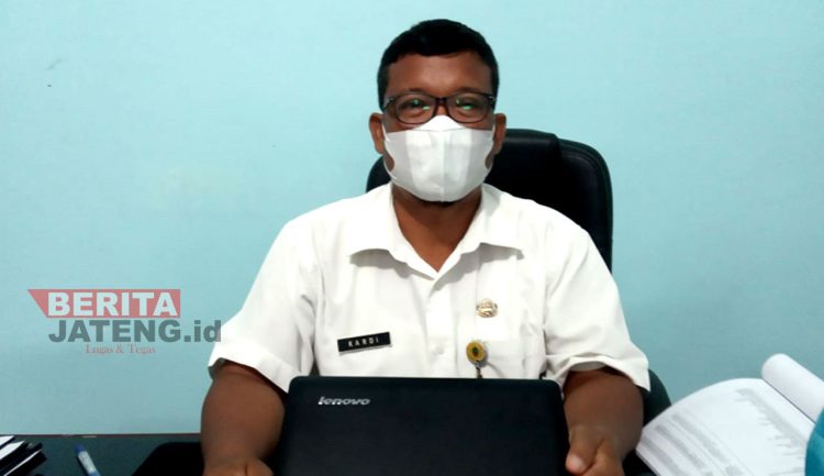 Kabid Olahraga, Kardi menyampaikan terkait tidak adanya anggaran Popda di tingkat kabupaten. (ITD/Koran Lingkar)