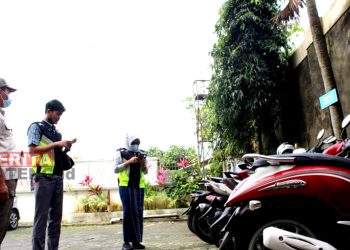 Inspeksi pajak kendaraan bermotor di lingkungan Pemerintah Kabupaten Temanggung. (Dok. Pemprov Jateng)