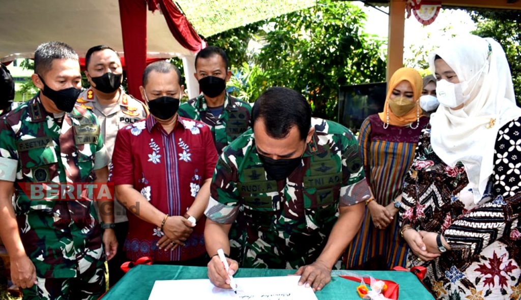 Peresmian Kampung Pancasila di Desa Batursari, Kecamatan Mranggen, Kabupaten Demak, Minggu (20/3). (Istimewa)