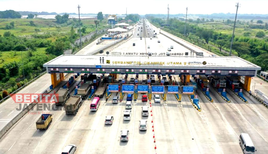 Ilustrasi mudik lebaran di Gerbang Tol Cikampek Utama (Istimewa)