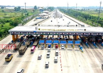 Ilustrasi mudik lebaran di Gerbang Tol Cikampek Utama (Istimewa)