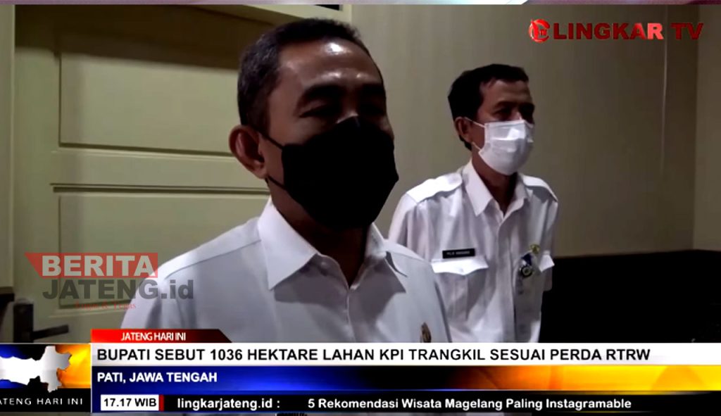 Bupati Kabupaten Pati, Haryanto saat ditemui baru-baru ini. (Tangkapan layar Lingkar TV)
