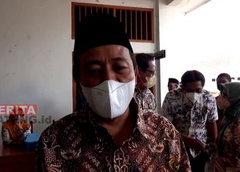 Ketua Komisi A DPRD Pati Bambang Susilo ditemui usai rapat kerja di Ruang Joyokusumo, Setda Pati, Kamis (7/2). (FMB/Lingkar TV)