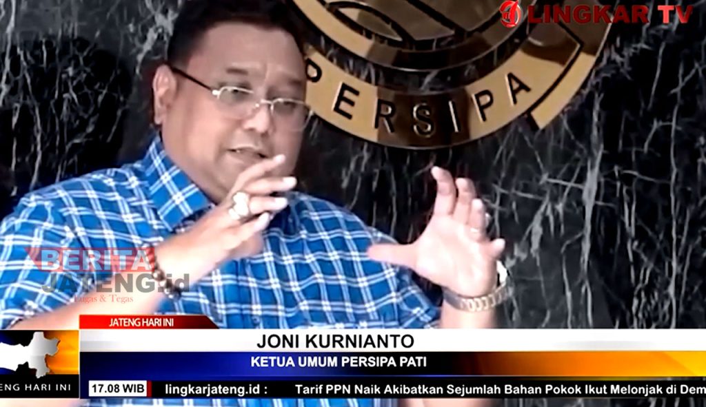 Wakil Ketua I DPRD Pati, Joni Kurnianto. (Tangkapan Layar Lingkar TV)
