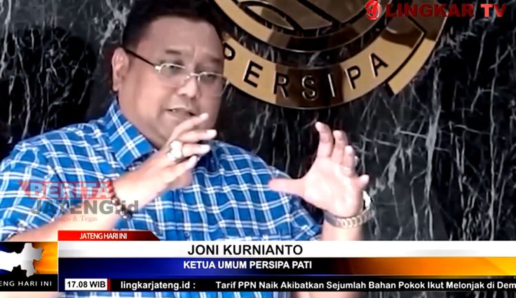 Wakil Ketua I DPRD Pati, Joni Kurnianto. (Tangkapan Layar Lingkar TV)