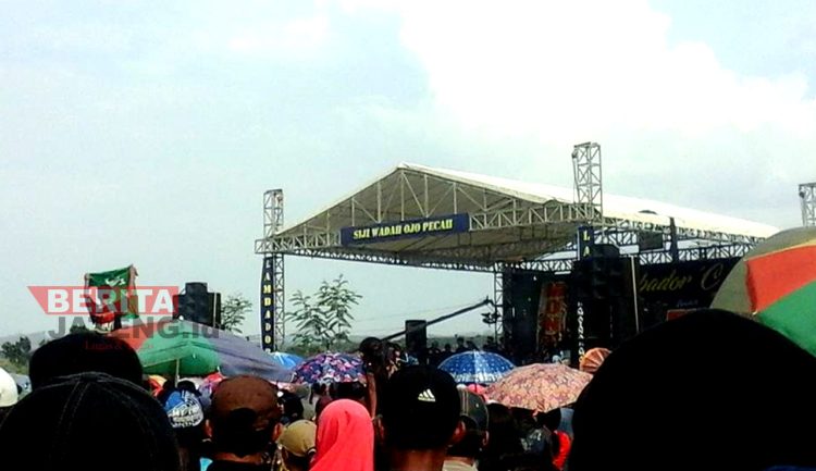 Pentas Seni Dangdut di Tambakromo, Pati pada tahun 2019. (ARF/Beritajateng.id)