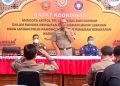 Satpol, Linmas dan Damkar Dilarang Libur Lebaran, Ini yang Bakal Mereka Lakukan 17 Rapat Koordinasi Satpol PP, Linmas dan Damkar untuk menyambut libur lebaran di halaman Kantor Satpolkar, Rabu (20/5). (UNG/Koran Lingkar)