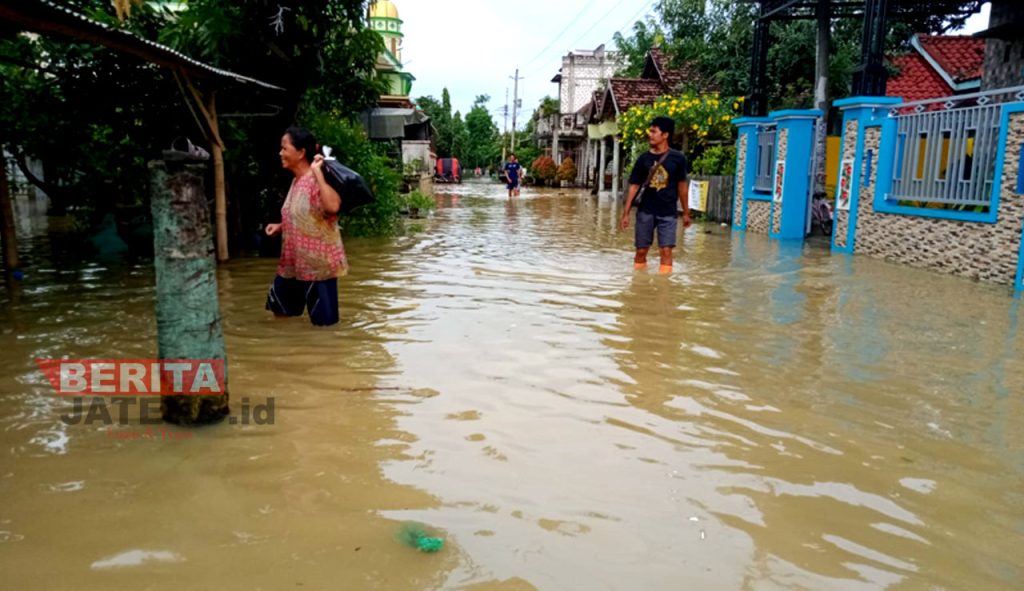 Bencana banjir yang terjadi di Kabupaten Pati, beberapa waktu lalu. (AZI/Koran Lingkar)
