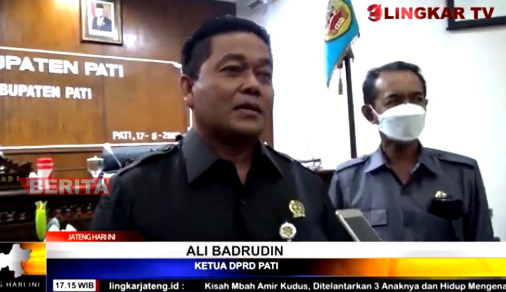 Ketua DPRD Pati, Ali Badrudin. (Dok. Lingkar TV)