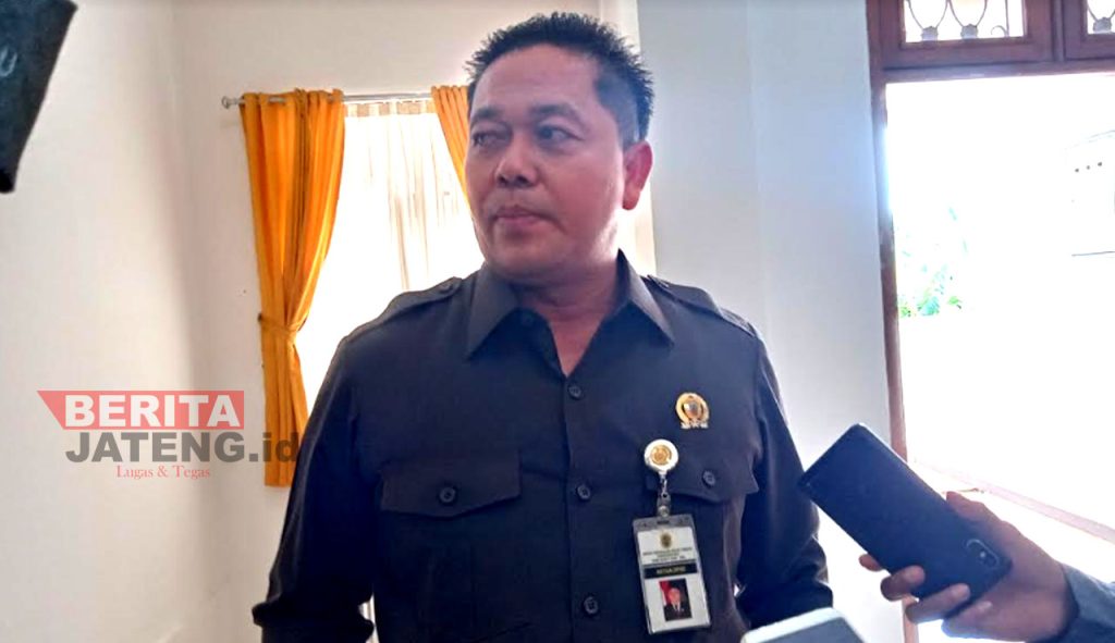 Ketua DPRD Pati, Ali Badrudin saat ditemui pasca rapat paripurna, beberapa waktu lalu. (ARF/Beritajateng.id)