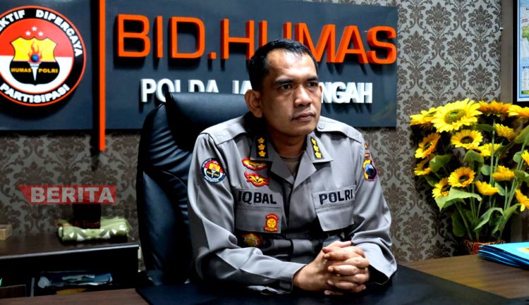 Kabid Humas Polda Jateng Kombes Pol M. Iqbal Alqudusy. (MUS/Koran Lingkar)
