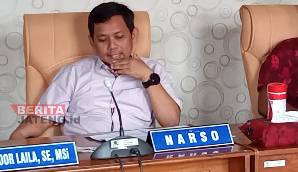 Anggota DPRD Pati dari Komisi B, Narso. (ARF/Beritajateng.id)