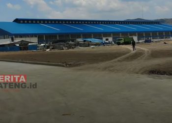 Bangunan milik PT. Seijin yang berdiri di salah satu kawasan industri yang ada di Kecamatan Margorejo, Pati. (ARF/Beritajateng.id)