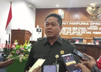 Ketua DPRD Kabupaten Pati, Ali Badrudin. (ITD/Koran Lingkar)