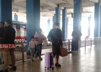 Suasana di Terminal Tirtonadi Solo. (Antara/Beritajateng.id)