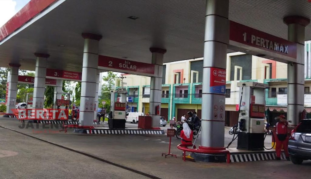 ILUSTRASI: SPBU Pertamina. (Aziz Afifi/Beritajateng.id)