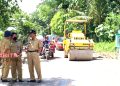Pembangunan ruas Jalan Menoro-Kenongo, Kecamatan Sedan, Kabupaten Rembang. (R. Teguh Wibowo/Koran Lingkar)