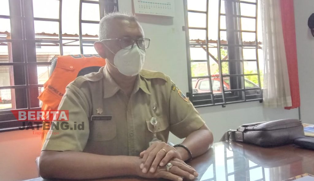 Kepala Badan Penanggulangan Bencana Daerah (BPBD) Kabupaten Pati, Martinus Budi Prasetya. (Arif Febriyanto/Beritajateng.id)