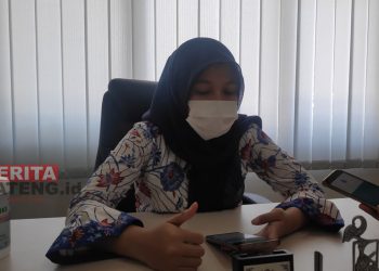 Ketua KONI Rembang, Vivit Dinarini. (R. Teguh Wibowo/Koran Lingkar)