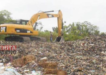 TUMPUKAN SAMPAH: Tumpukan sampah di Tempat Pembuangan Akhir (TPA). (Istimewa)