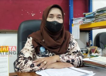 Kabid Pemberdayaan Sosial Dinas Sosial Kabupaten Pati, Tri Haryumi. (Aziz Afifi/Koran Lingkar)