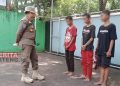 Satpol PP Pati Kembali Amankan Anak Punk 19 Petugas dari Satpol PP Pati memberikan pembinaan kepada tiga anak punk yang diamankan, baru-baru ini. (Aziz Afifi/Koran Lingkar)