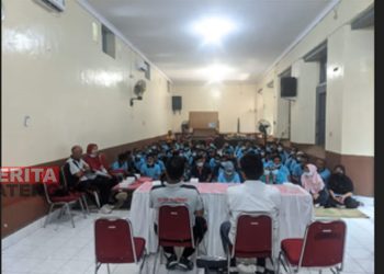Sosialisasi pencegahan dini narkoba oleh Satres Narkoba Polres Rembang di Aula Rutan Kelas IIB Rembang pada Jumat, 15 Juli 2022. (Dok. Rutan Negara Kelas IIB Rembang)