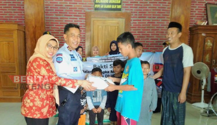 HUT Kemenkumham RI 2022, Rutan Rembang Laksanakan Bakti Sosial