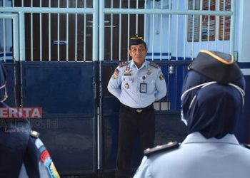 Karutan Kelas IIB Rembang Ingatkan Pegawai Agar Jaga Kesehatan dan Waspada Dalam Bertugas