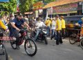 Peringati Haornas di Kendal, 7.000 Peserta Gowes Bareng Bupati Dico 18 Bupati Kendal, Dico M Ganinduto saat bersepeda bersama ribuan peserta dalam rangka memperingati Haornas sekaligus HUT ke-12 Koperasi Simpan Pinjam (KSP) Surya Artha pada Minggu, 18 September 2022. (Arvian Maulana/Koran Lingkar)